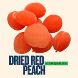 healthy Dried Red Peach 
