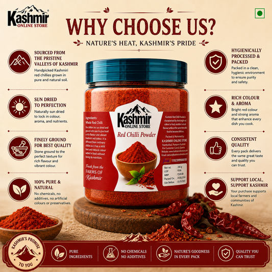 Authentic Kashmiri Red Chilli Powder