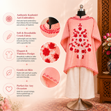 Women's Peach Crush Designer Kaftan Set