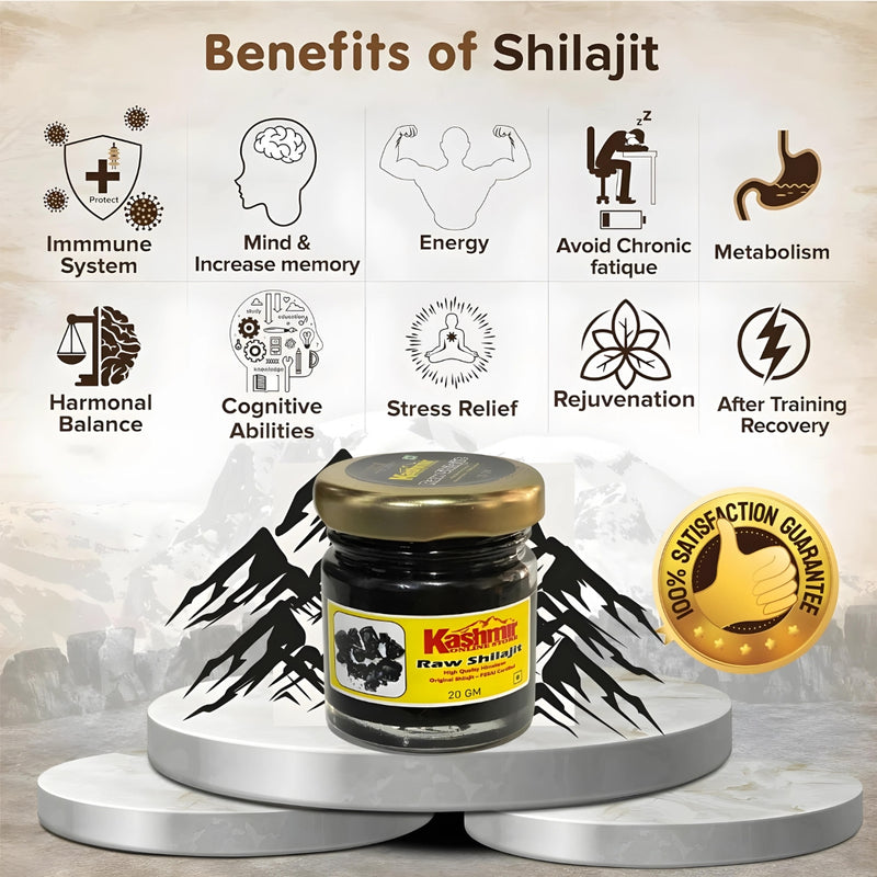 Buy Original Shilajit Resin Pure Himalayan Shilajit For Men & Women 100 Natural Kashmir