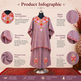 Elegant Mauve Crush Kaftan Dress