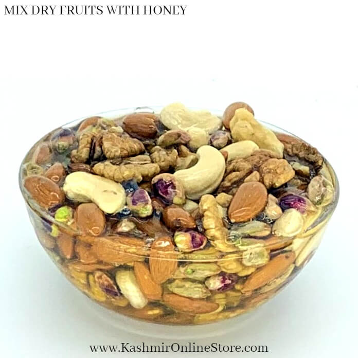 Mix Dry Fruits Honey Honey with Mixed Dry Fruits Pure and Sugar
