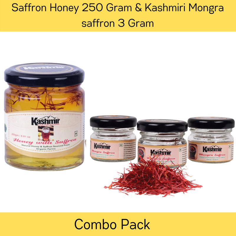 Combo Pack of Saffron Honey And Saffron