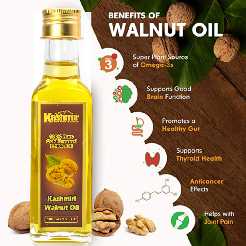 Walnut oil for skin